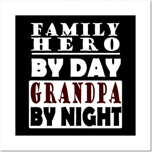 Grandpa grandfather family gift saying Posters and Art